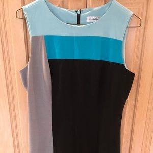 Calvin Klein Size 6 Color-Block